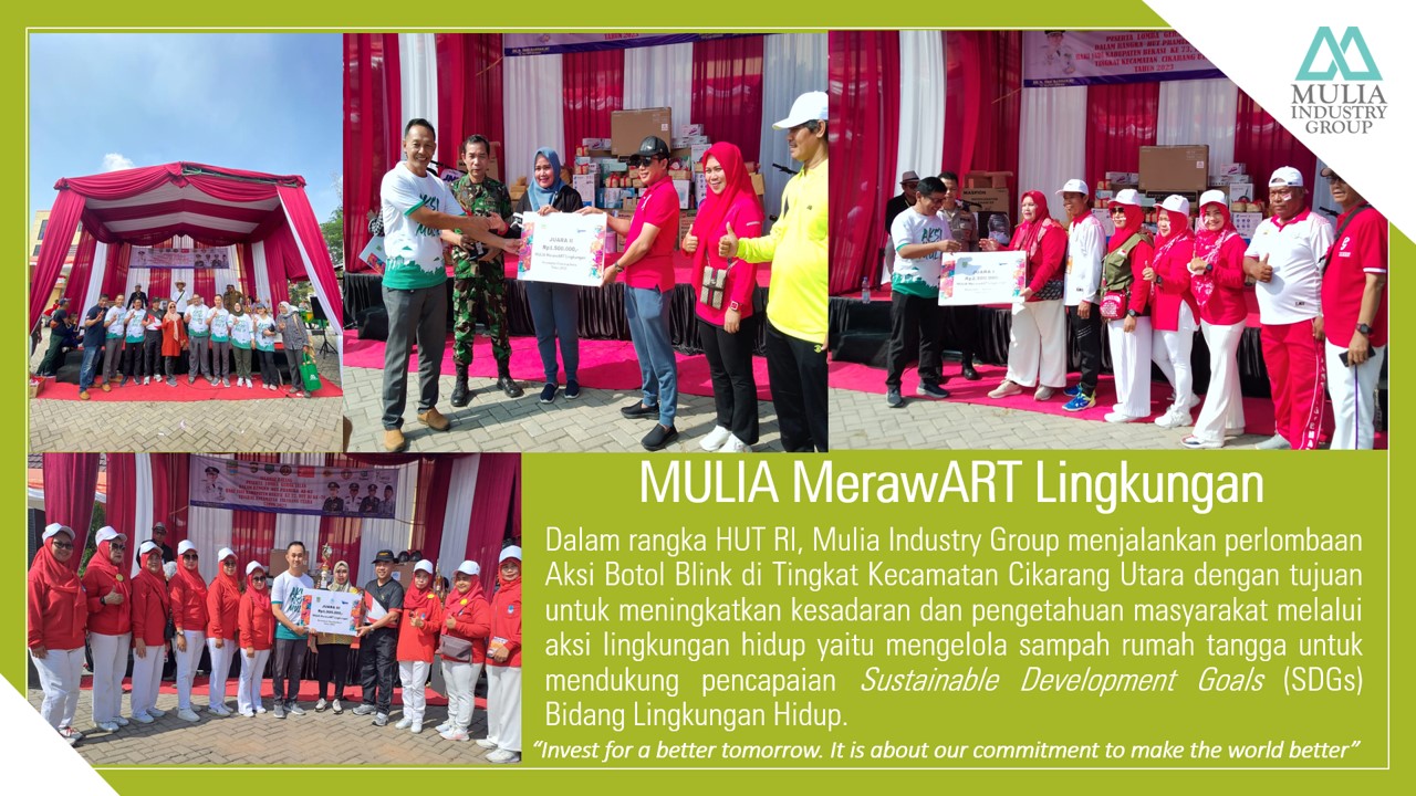 MULIA MerawART Lingkungan : Lomba Aksi Botol Blink